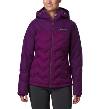 Columbia Ženske Jakne - Grand Trek Down Hooded Ljubičaste | DEGH-52068